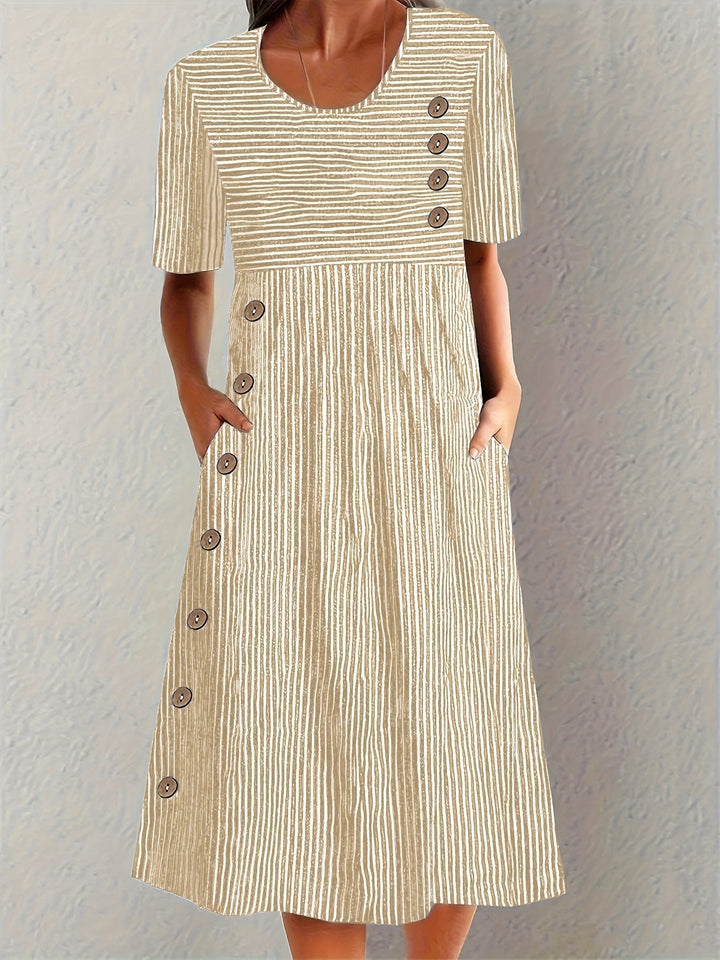 Priscilla | Striped Summer Dress