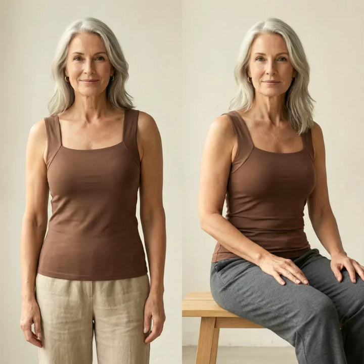 Patricia | Built In Comfort Bra Tank Top