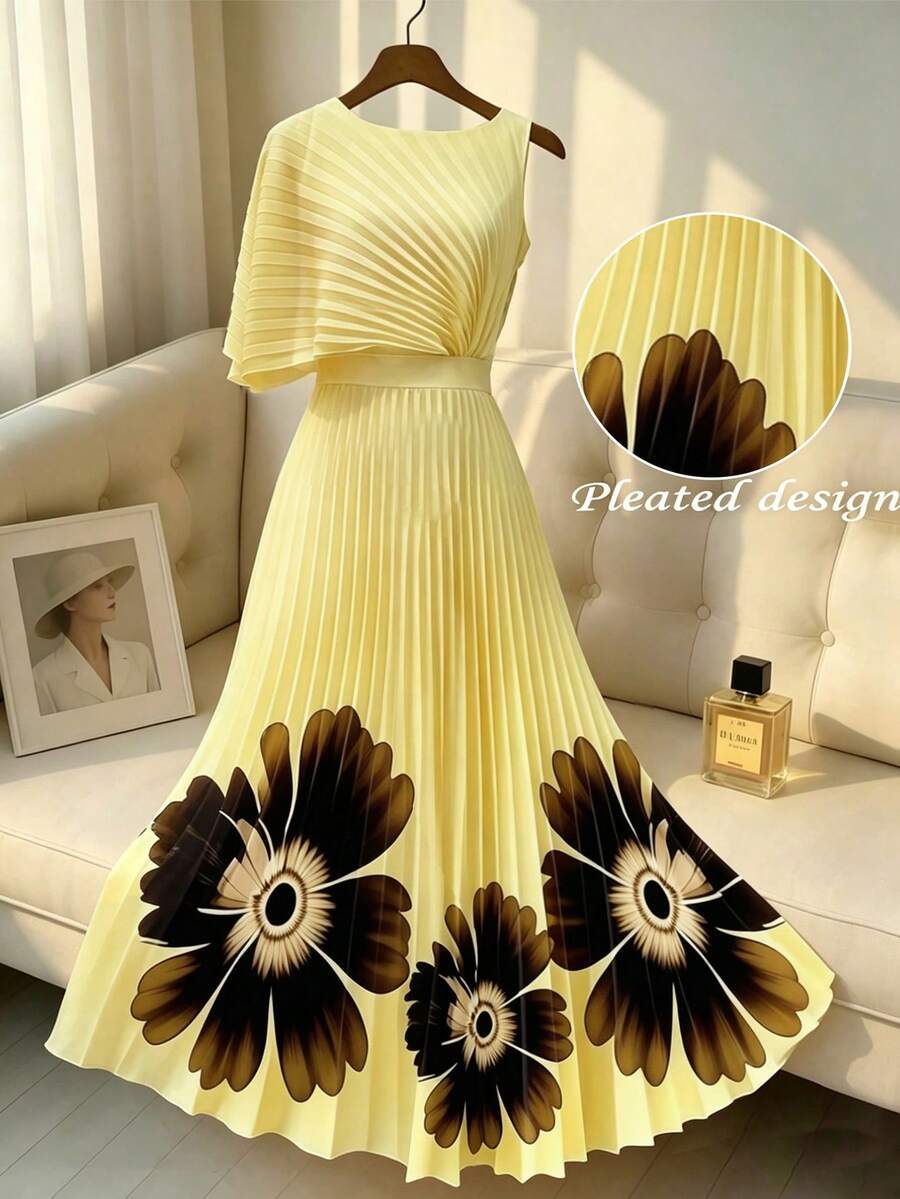 Wendy | Pleated Midi Dress