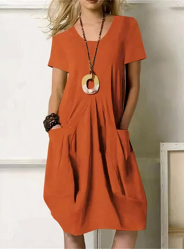 Maureen | Pocket Midi Dress