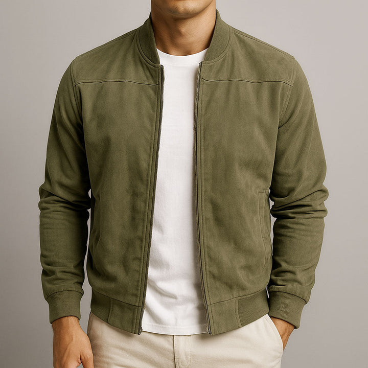 Kenneth | Jacket in Suede Look