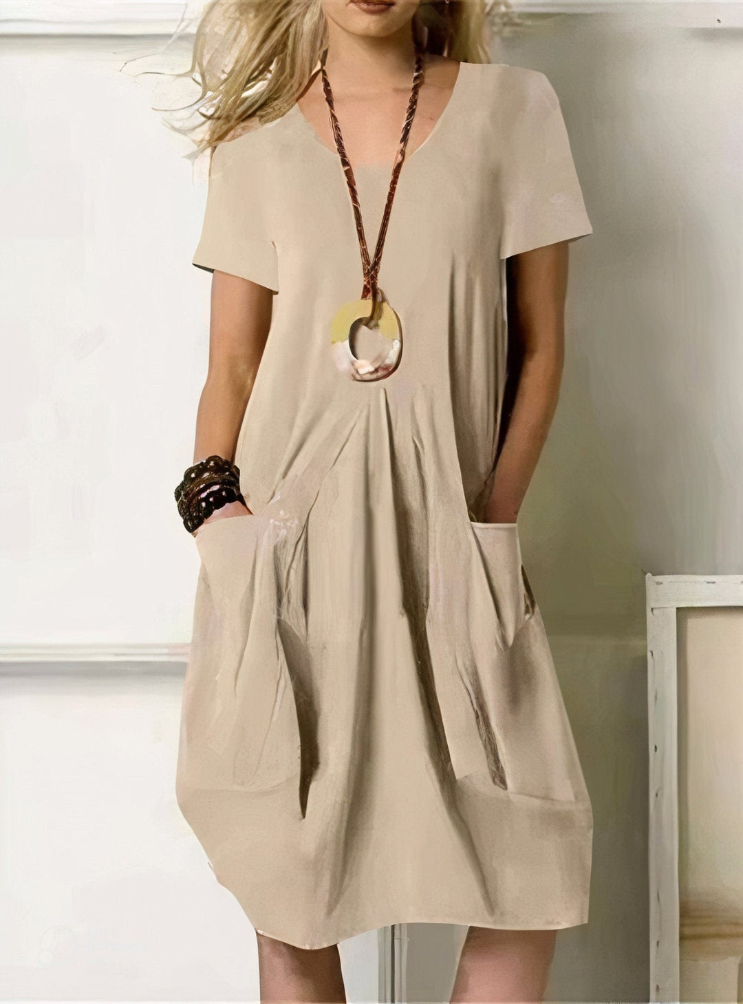 Maureen | Pocket Midi Dress