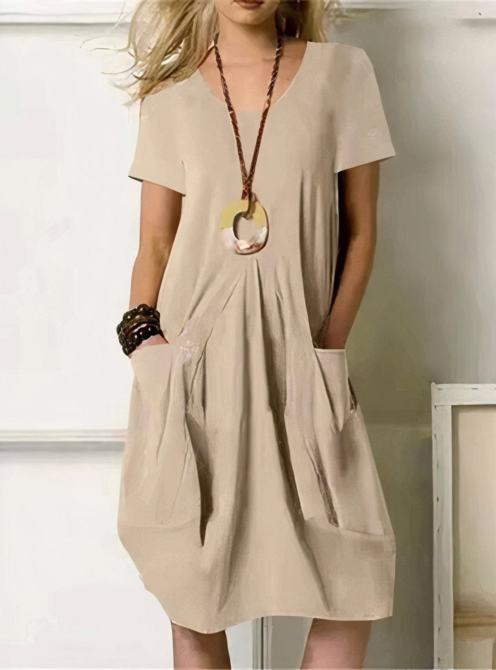 Maureen | Pocket Midi Dress