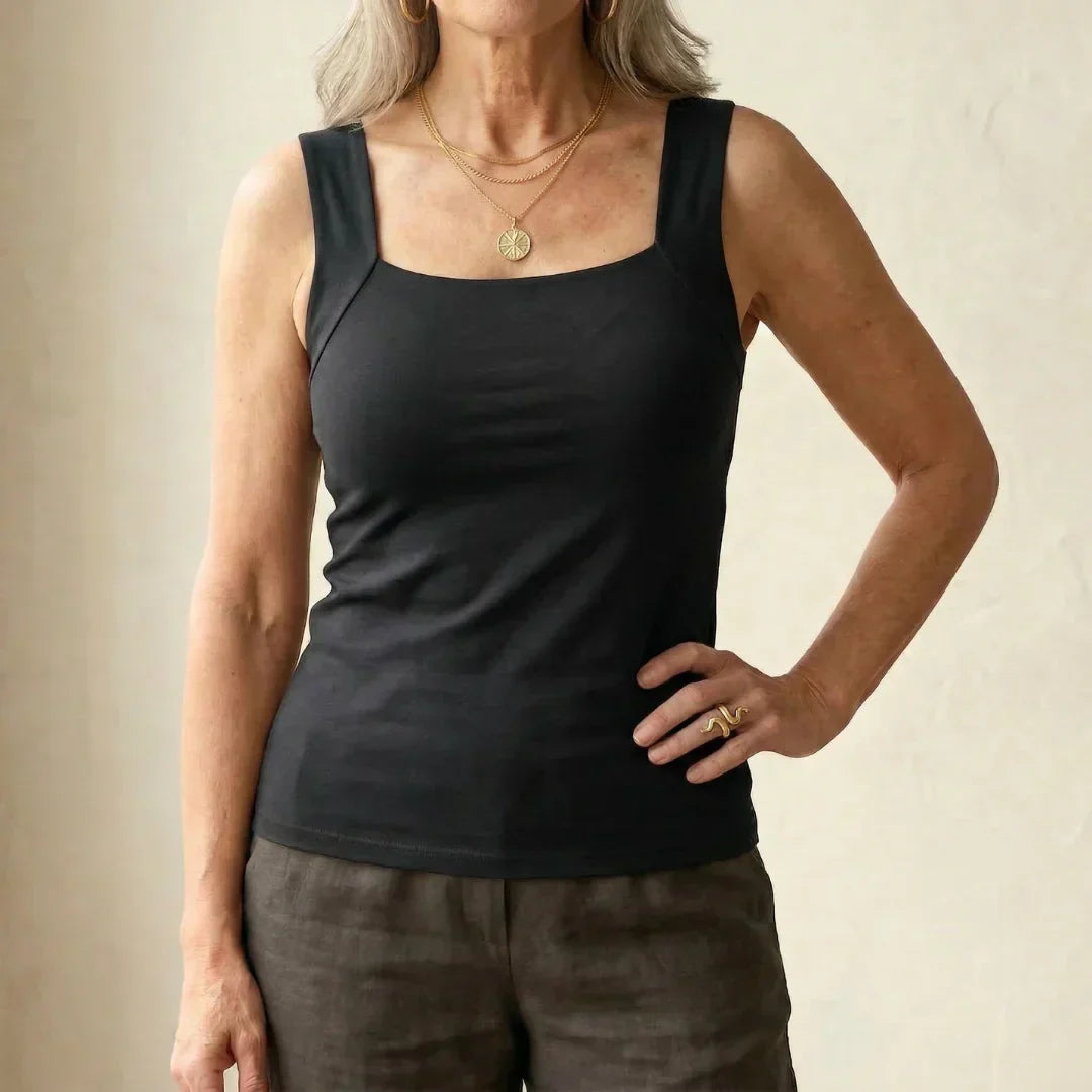 Patricia | Built In Comfort Bra Tank Top