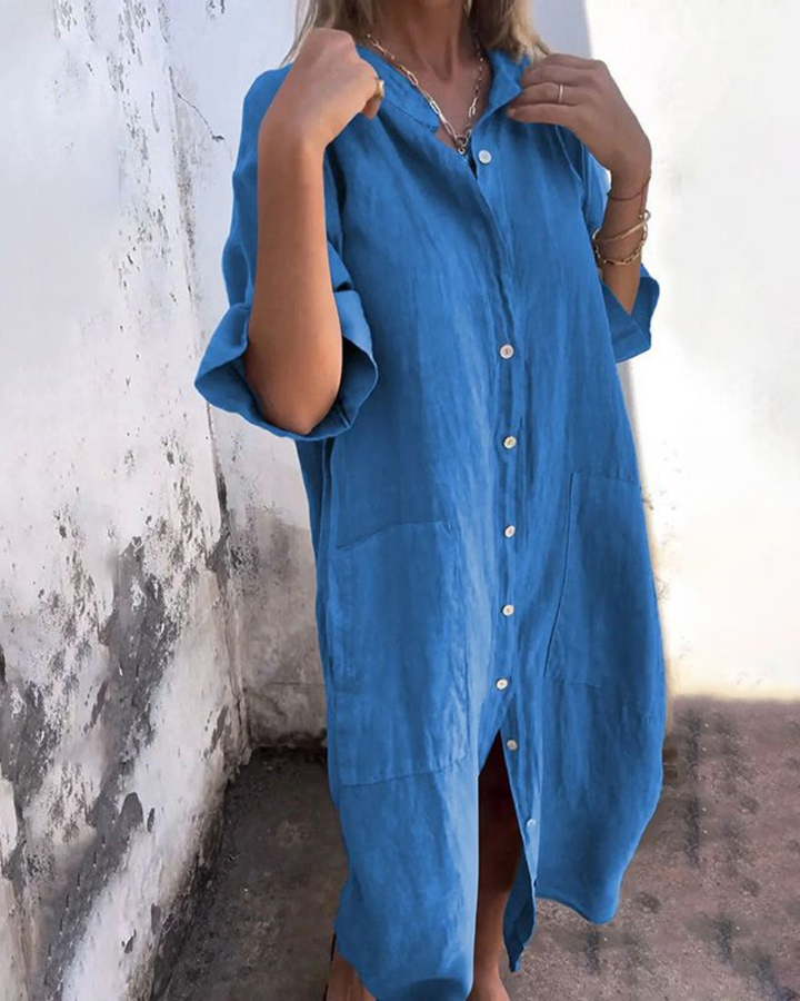 Norma | Boho Shirt Dress