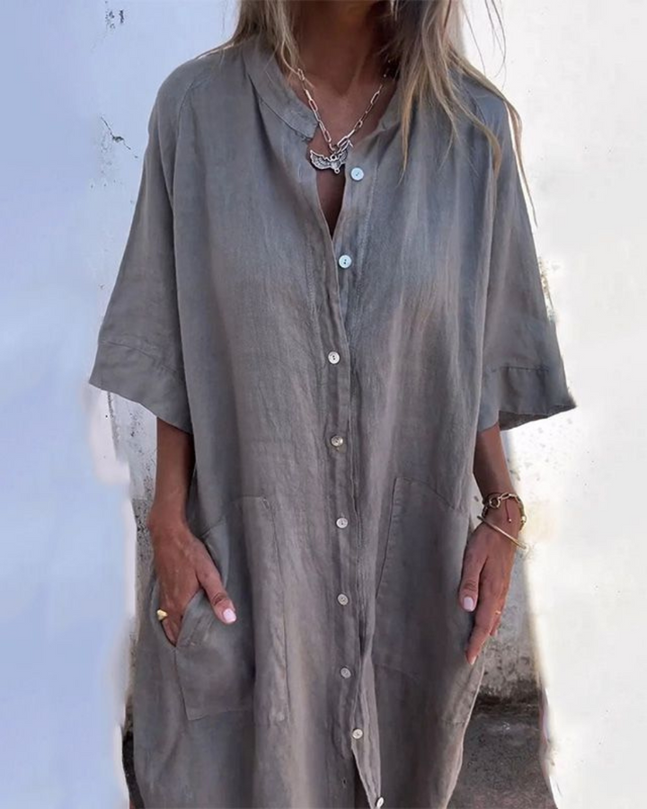 Norma | Boho Shirt Dress