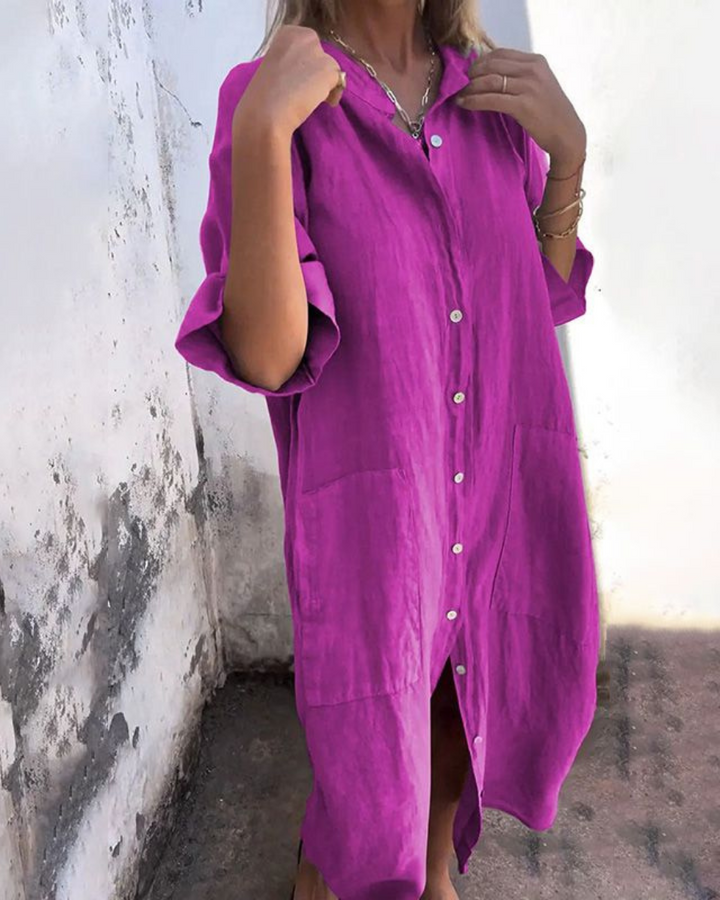 Norma | Boho Shirt Dress