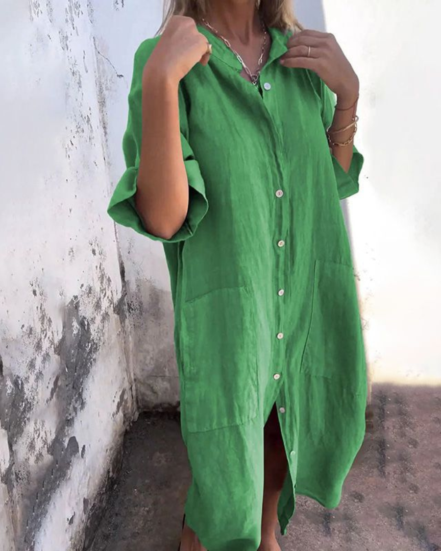 Norma | Boho Shirt Dress