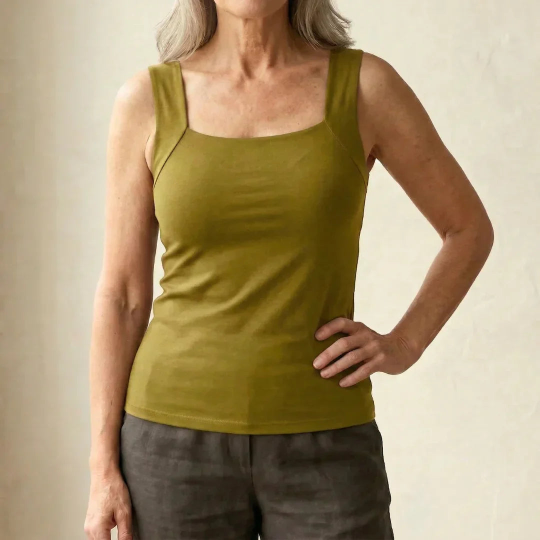 Patricia | Built In Comfort Bra Tank Top