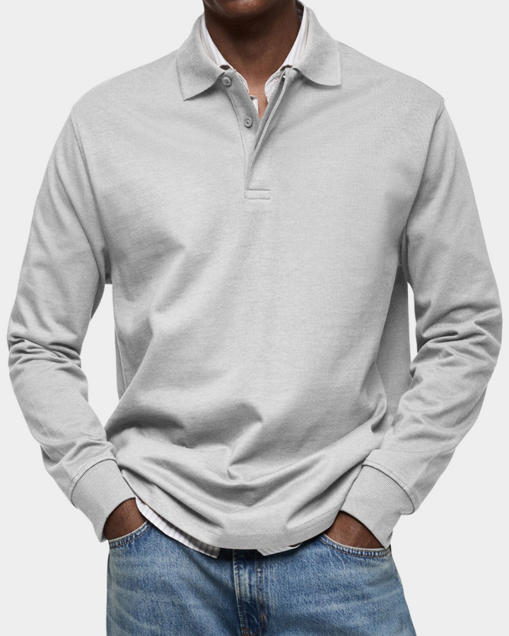 Roger | Classic Long Sleeve Polo Shirt