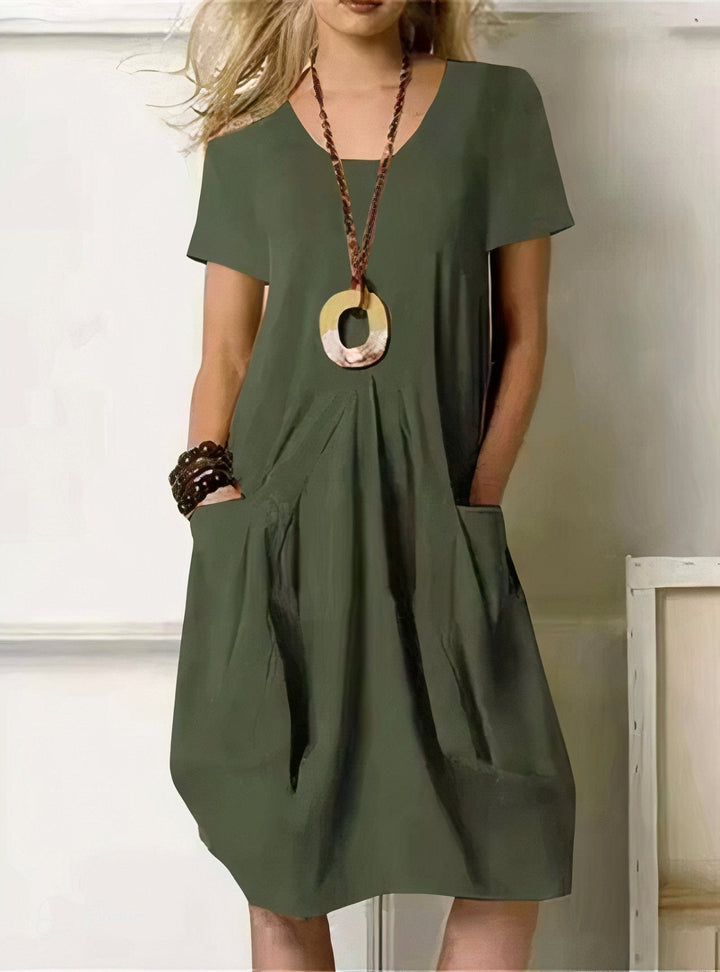 Maureen | Pocket Midi Dress