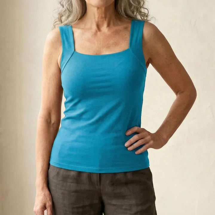 Patricia | Built In Comfort Bra Tank Top