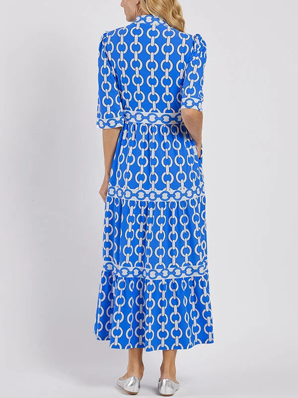 ALYANA™ - Chain Link Midi Dress