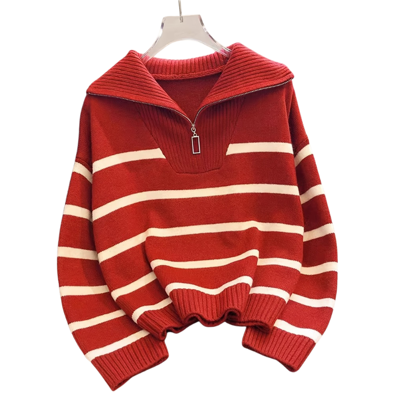 SUSAN™ – Casual Long Sleeve Collared Jumper