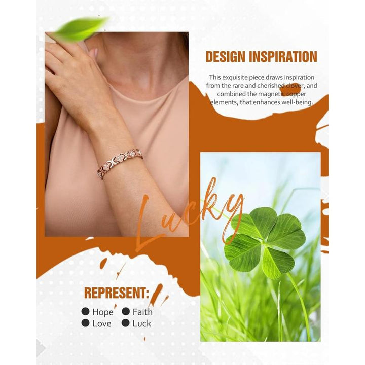 MONIQUE™ - Elegant Magnetic Copper Bangle