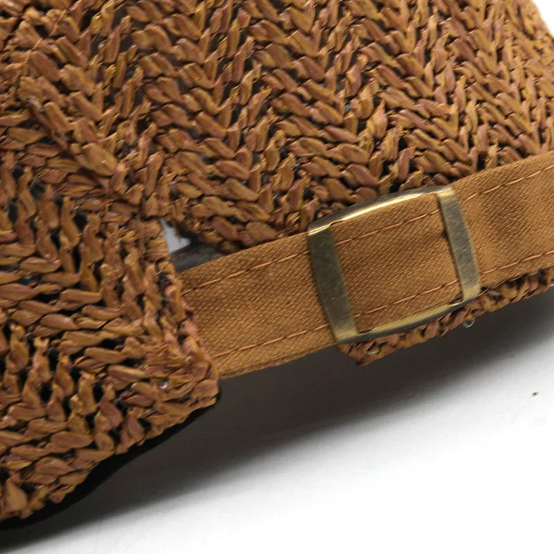 Peter | Classic Straw Flat Cap