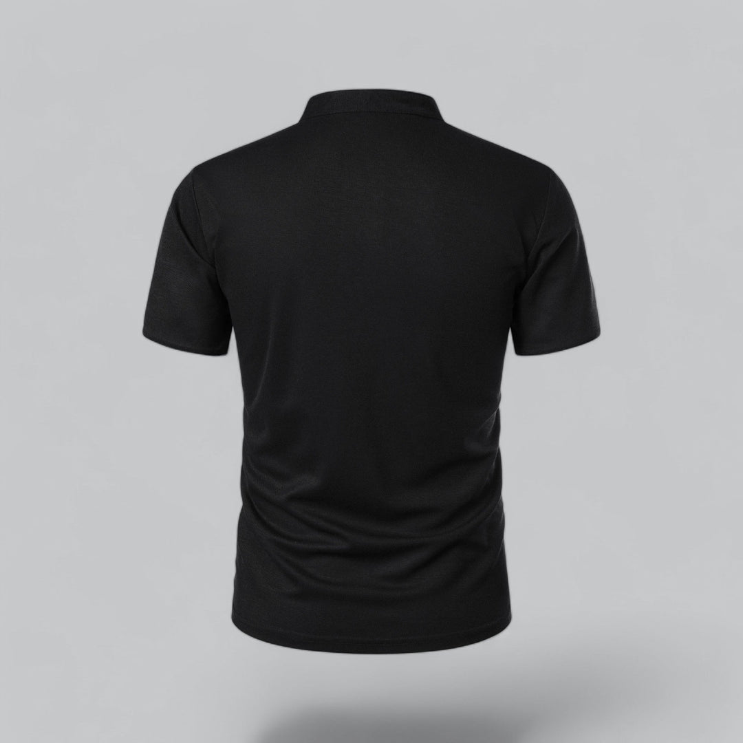 David | Collarless Polo Shirt