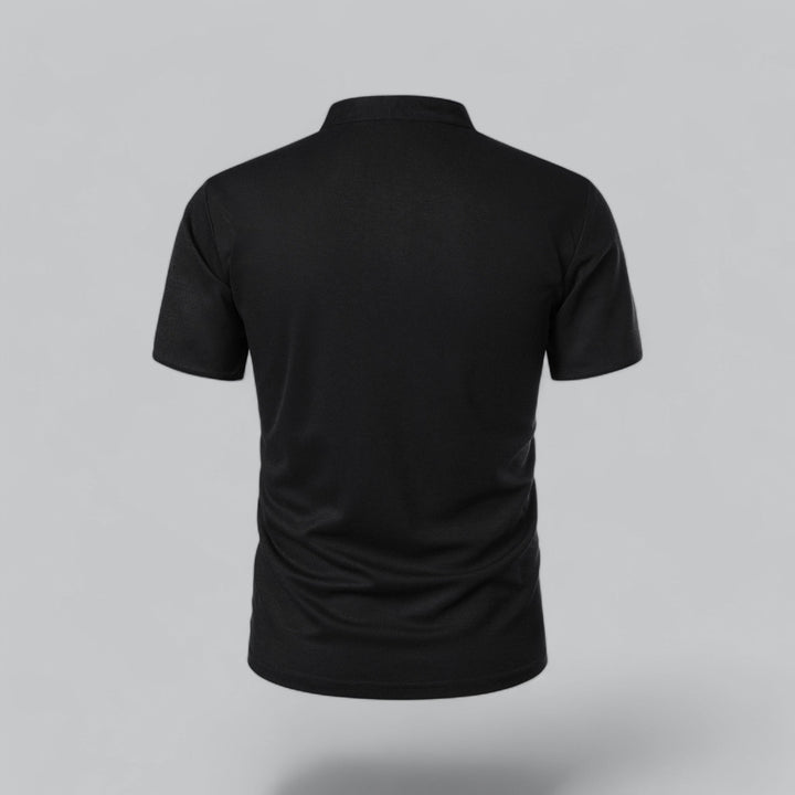 David | Collarless Polo Shirt