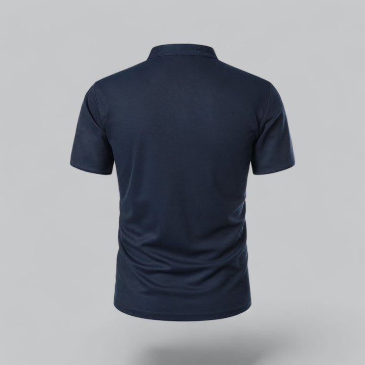 David | Collarless Polo Shirt