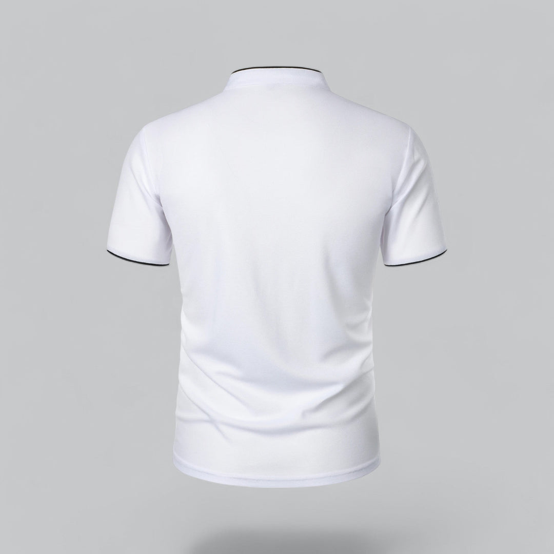 David | Collarless Polo Shirt