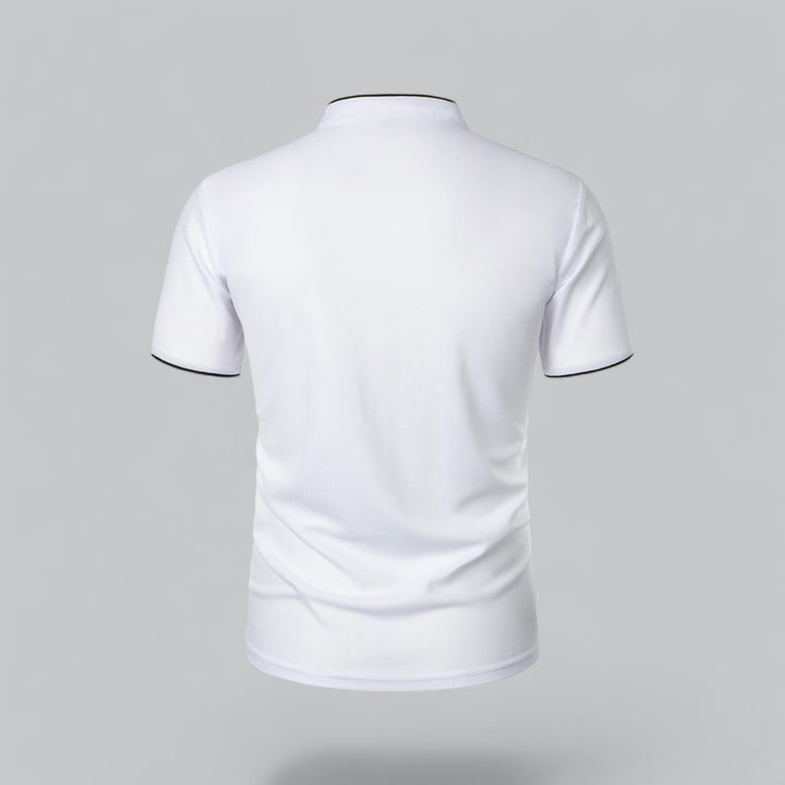 David | Collarless Polo Shirt