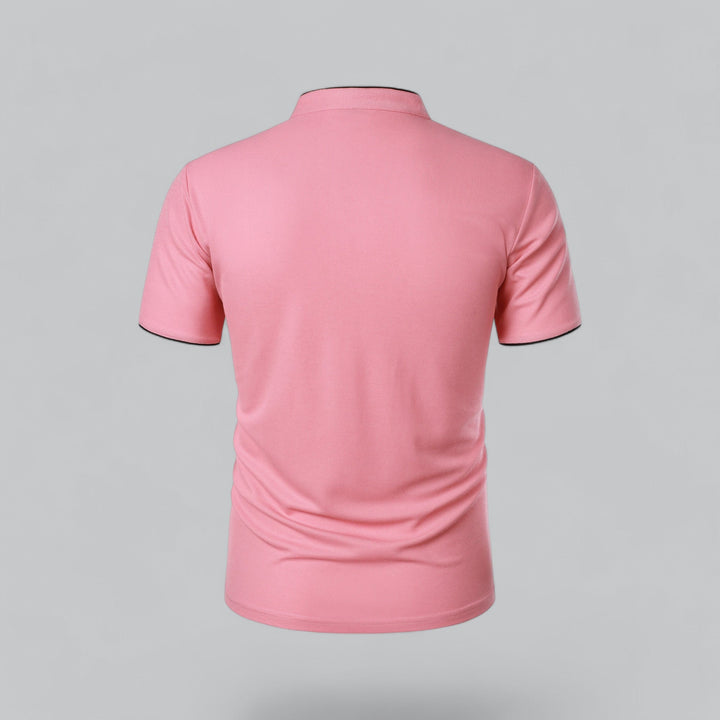 David | Collarless Polo Shirt