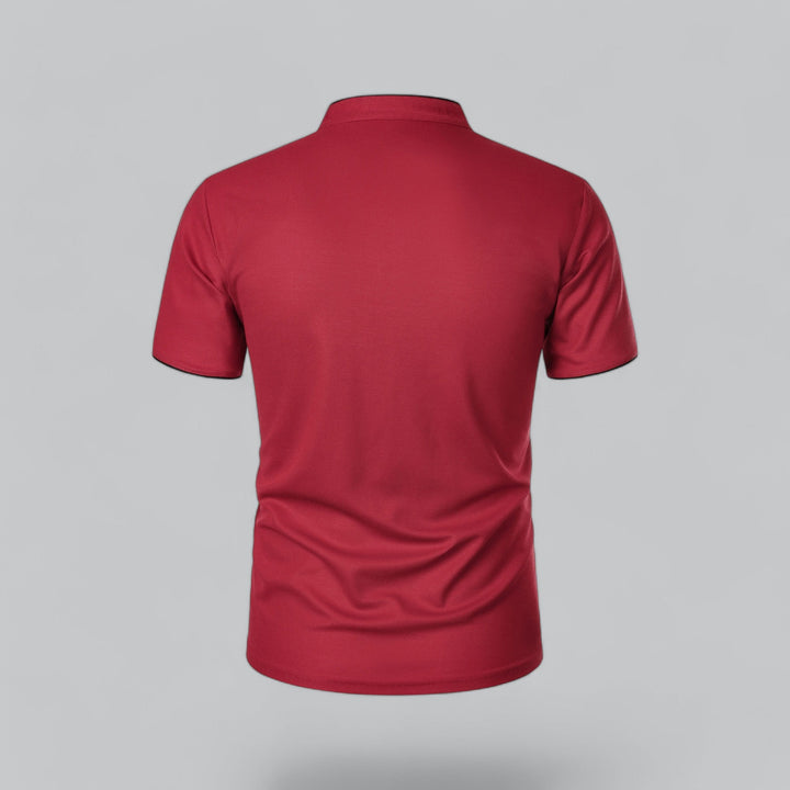 David | Collarless Polo Shirt