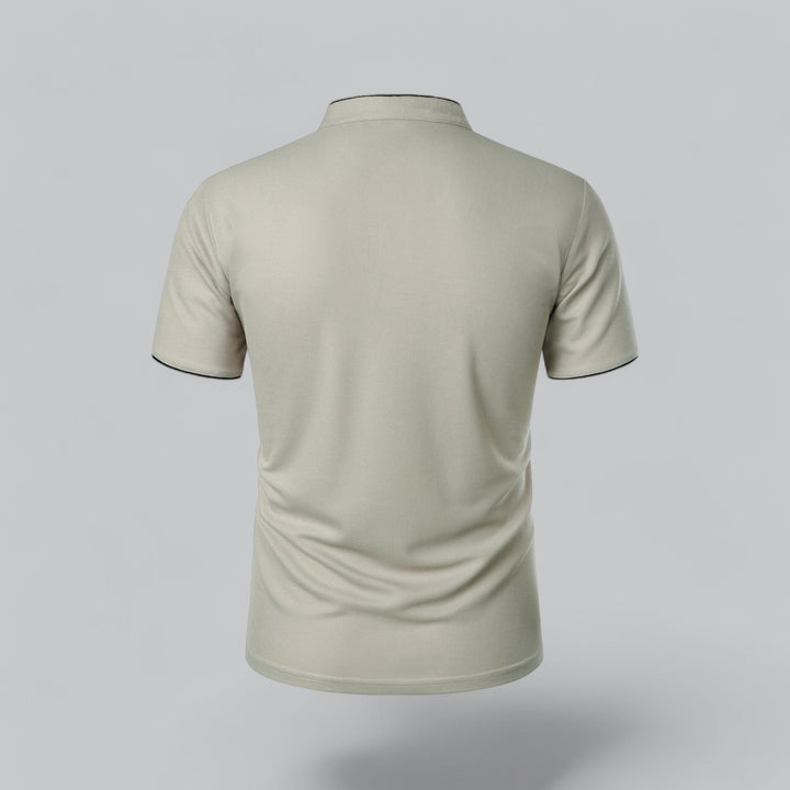 David | Collarless Polo Shirt