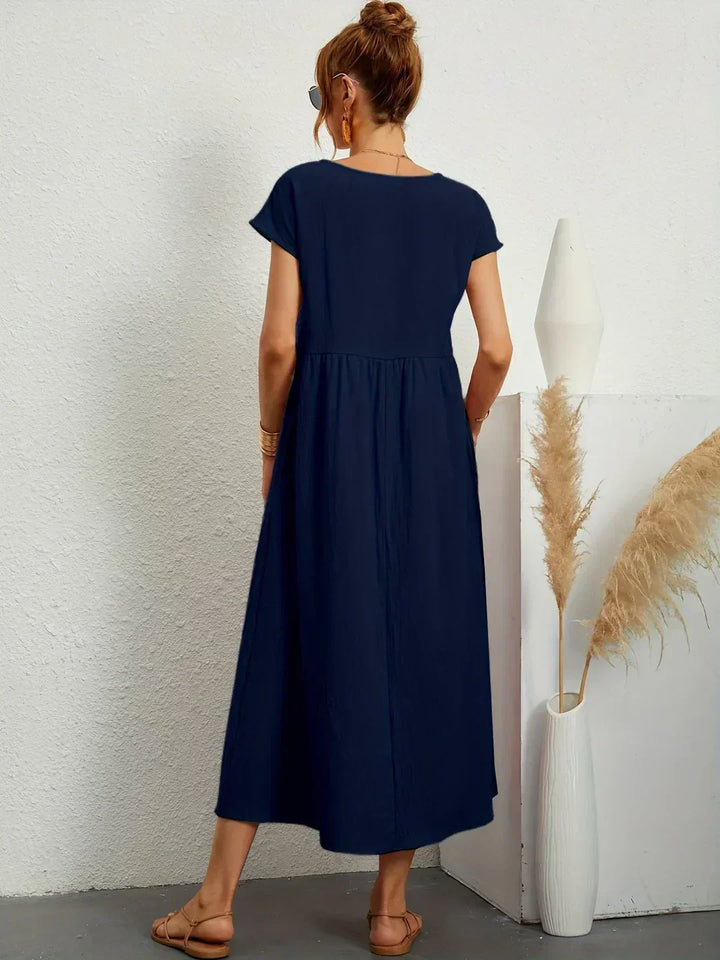 Diana | Fluid Midi Dress Timeless Elegance