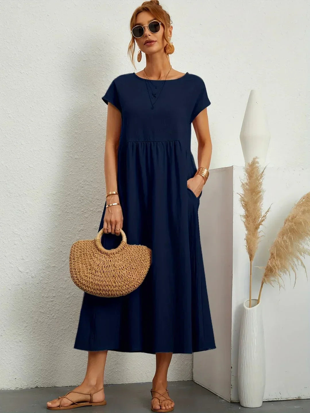 Vera | Flowing Midi Dress