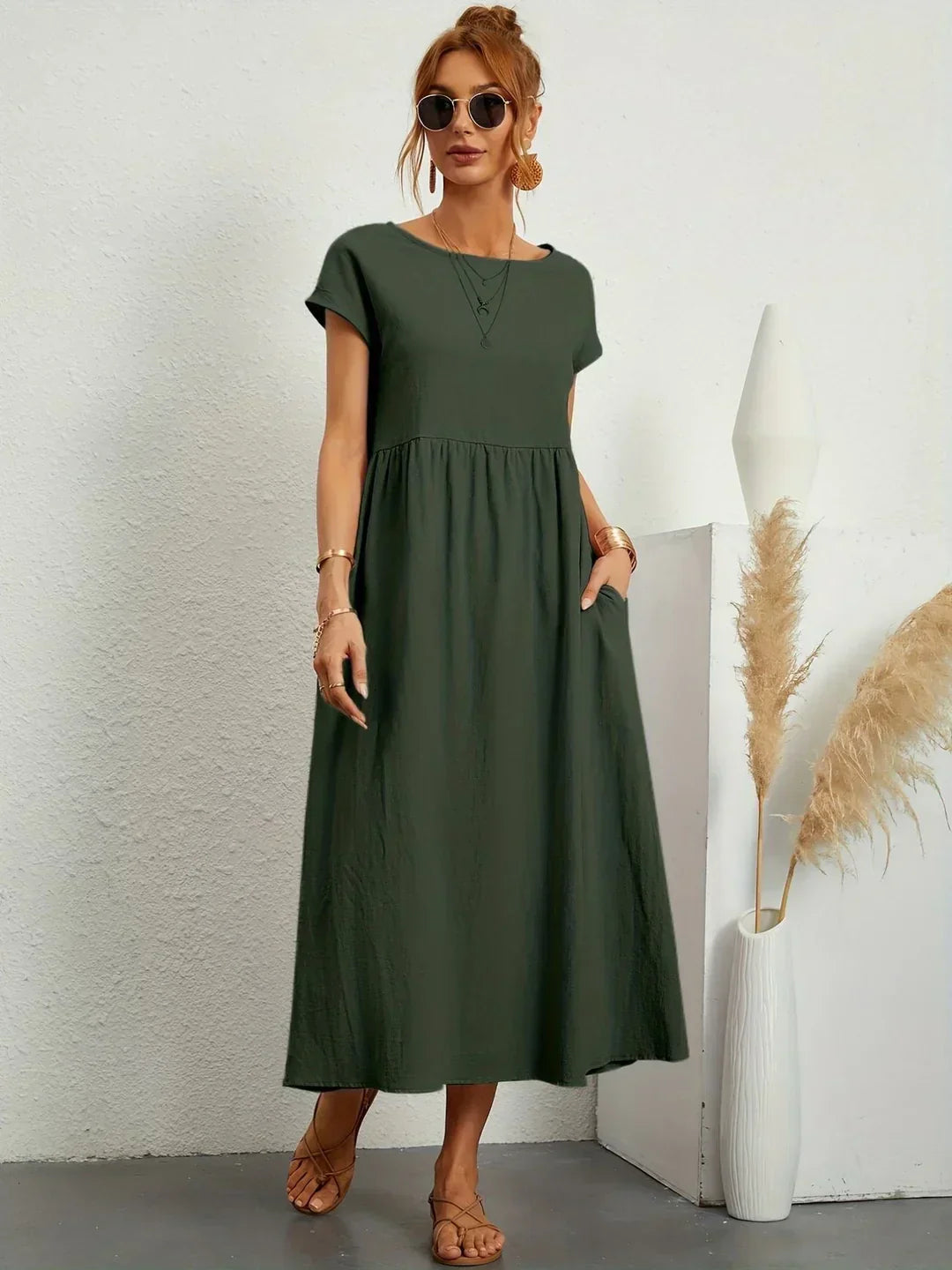 Vera | Flowing Midi Dress