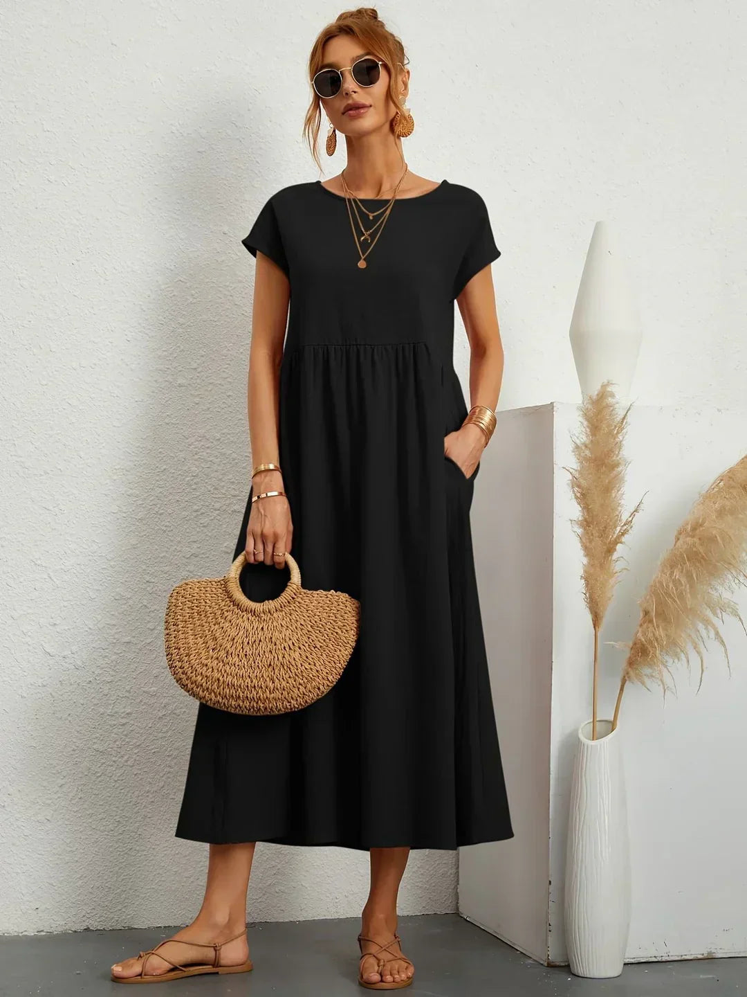 Vera | Flowing Midi Dress