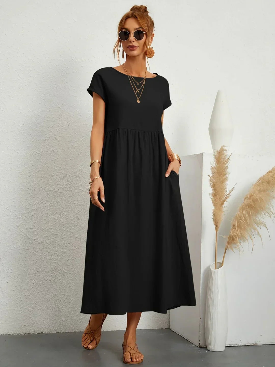 Vera | Flowing Midi Dress