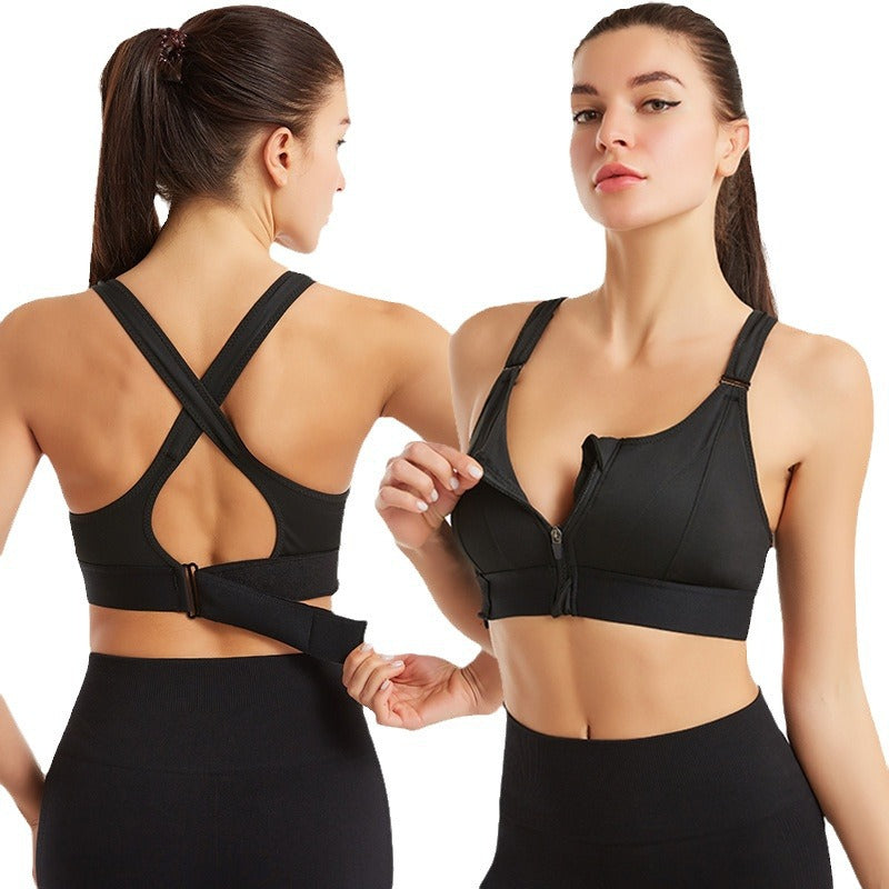 Margaret | Zip Front Sports Bra