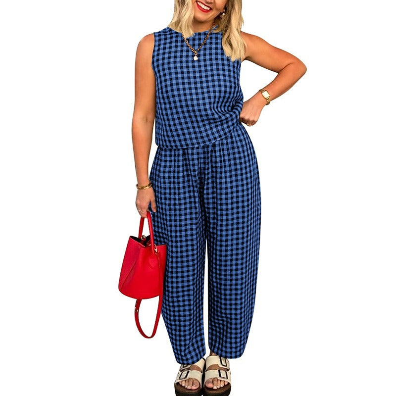 ELARAMI™ – Lightweight Casual Sleeveless Two-Piece Loungewear
