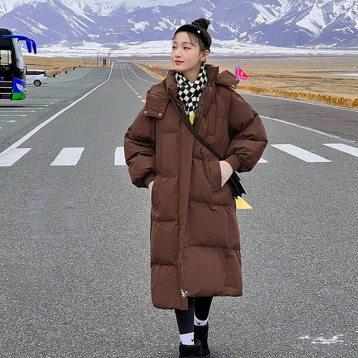 LEMI™ - Comfy Waterproof Hooded Long Puffer Jacket