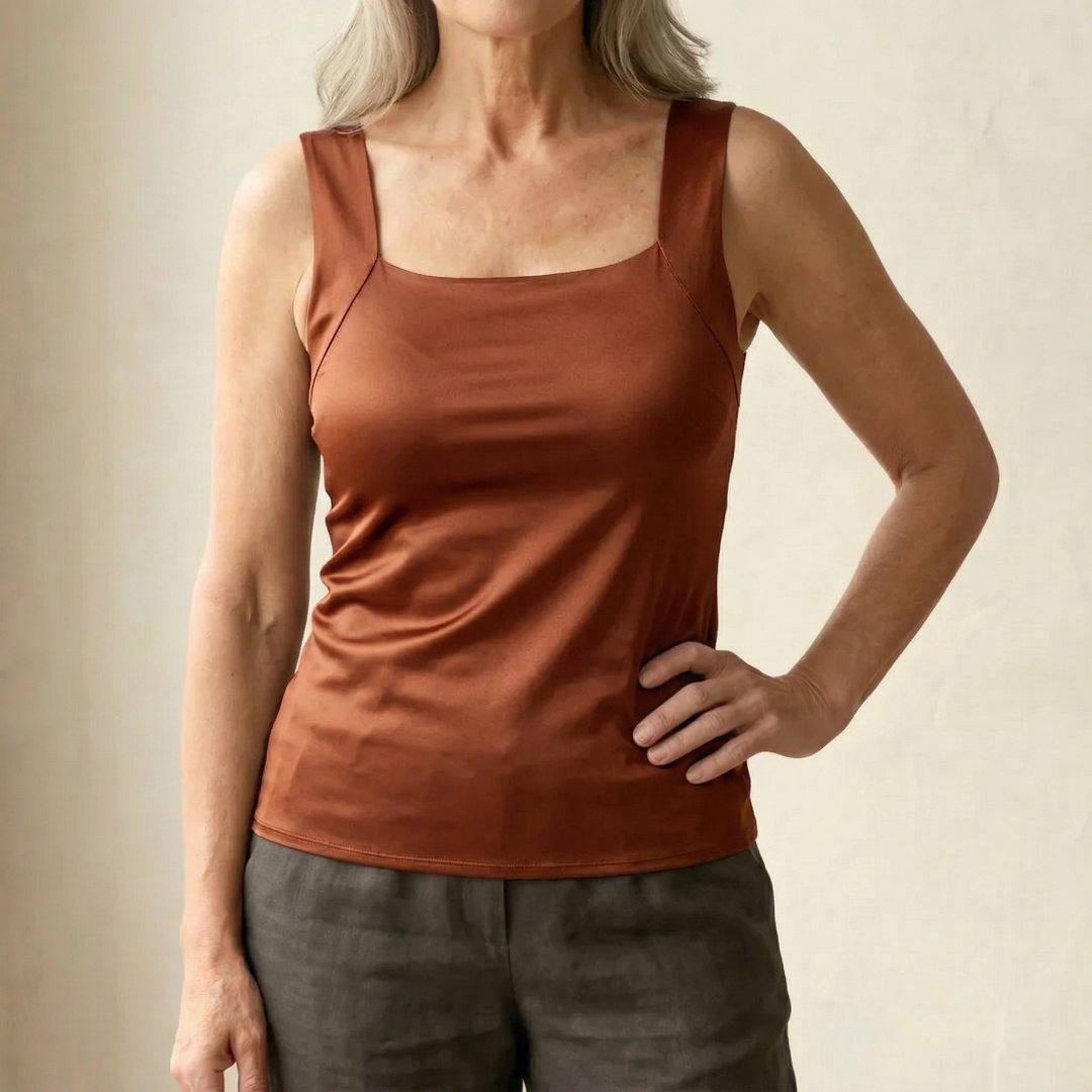 Patricia | Built In Comfort Bra Tank Top