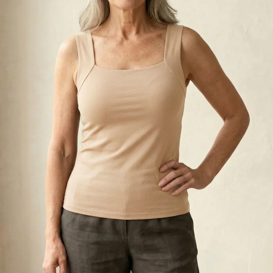 Patricia | Built In Comfort Bra Tank Top