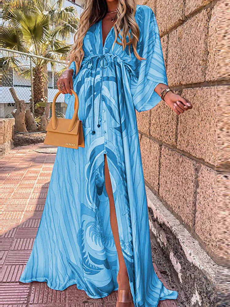 Yvonne | Kaftan Holiday Dress