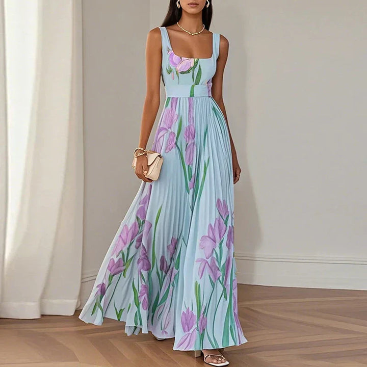 Gillian | Floral A Line Maxi Dress