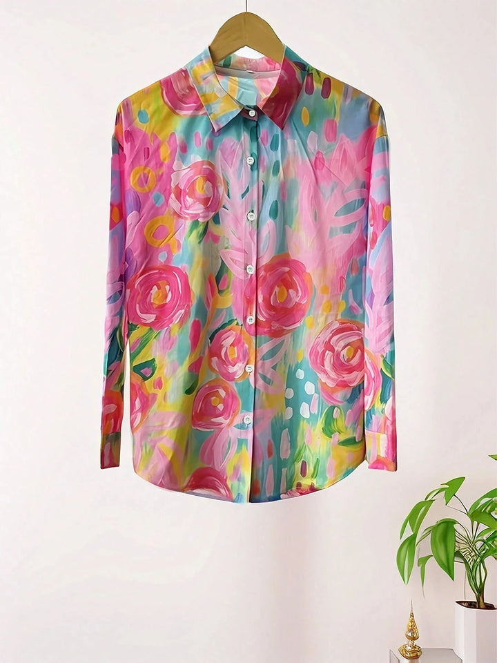 Dorothy | Colourful Blouse with Playful Print