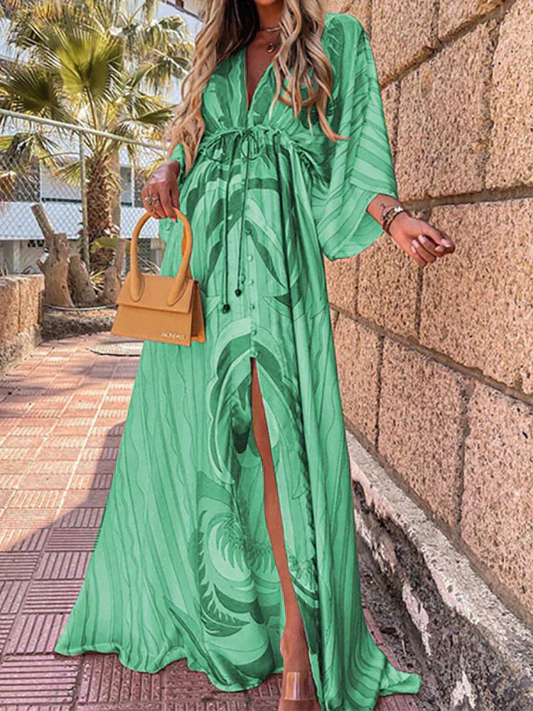 Yvonne | Kaftan Holiday Dress