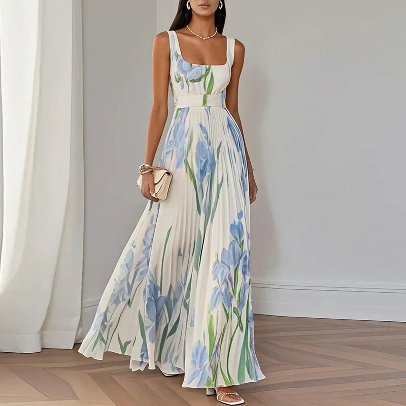 Gillian | Floral A Line Maxi Dress