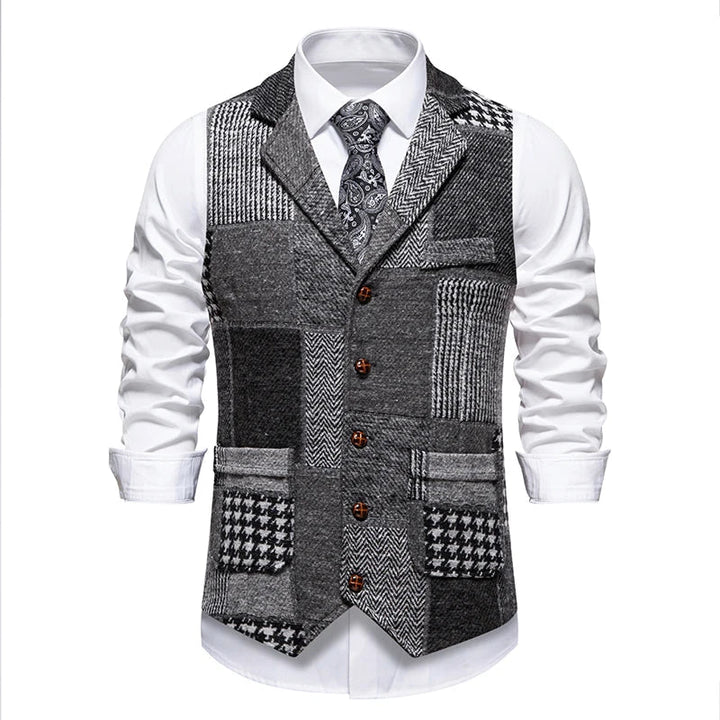 John | Checked Men's Gilet