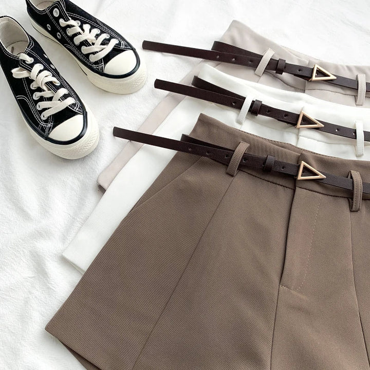 RACHELLE™ – Sleek High-Waist Shorts