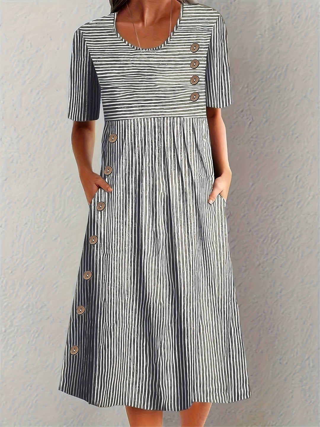 Priscilla | Striped Summer Dress
