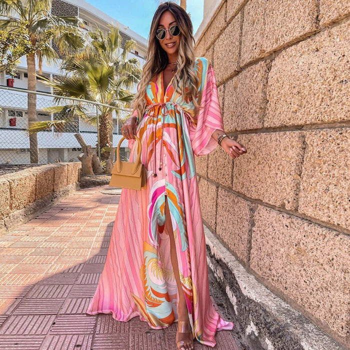 Yvonne | Kaftan Holiday Dress