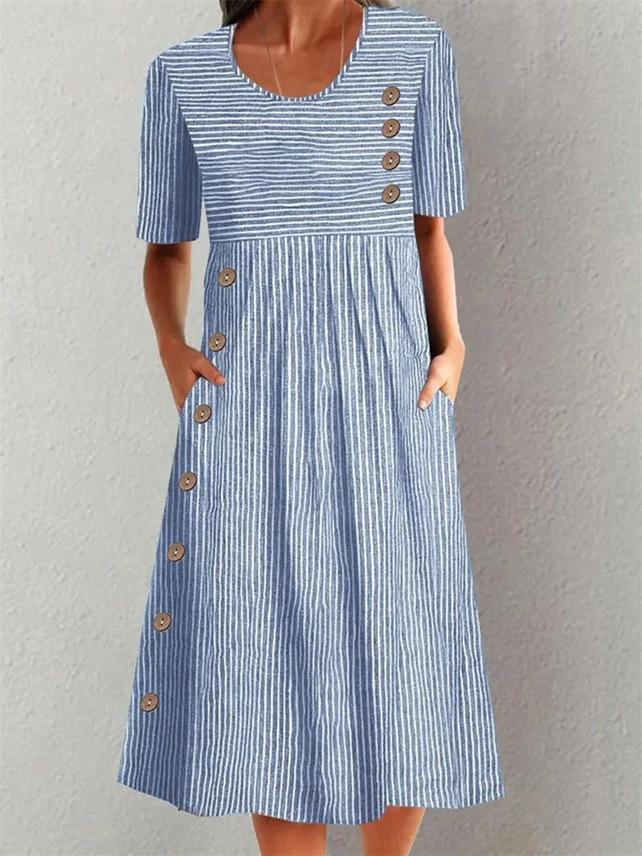 Priscilla | Striped Summer Dress
