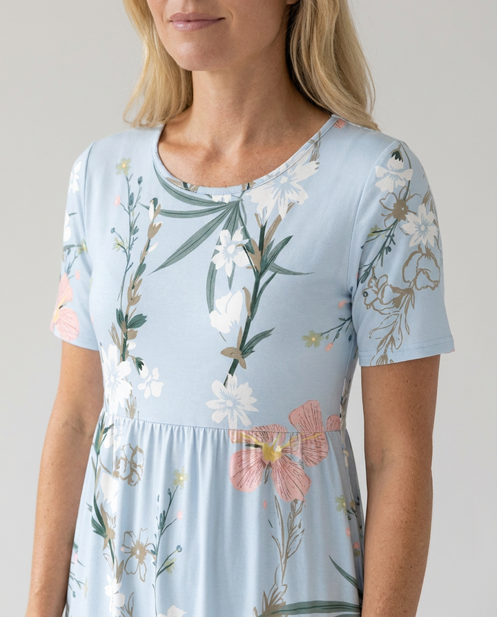 Alberta | Printed Floral Midi Dress