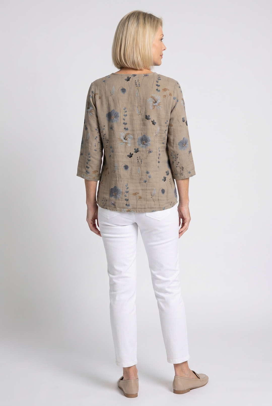 Hilary | Three-Quarter Sleeve Blouse